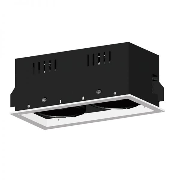 2x15W LED Recessed Grille Light RR1066W