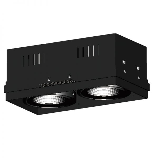 2x30W LED Recessed Grille Light RR1140B